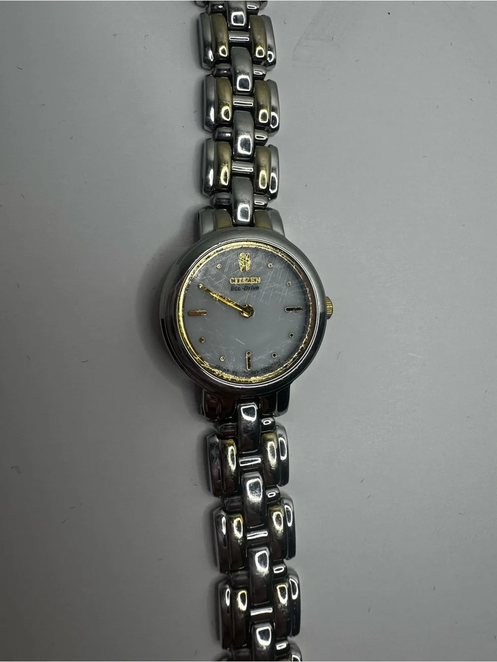 Women’s Citizen Eco Drive Two-Tone Stainless Steel Bracelet Watch - Silver/Gold